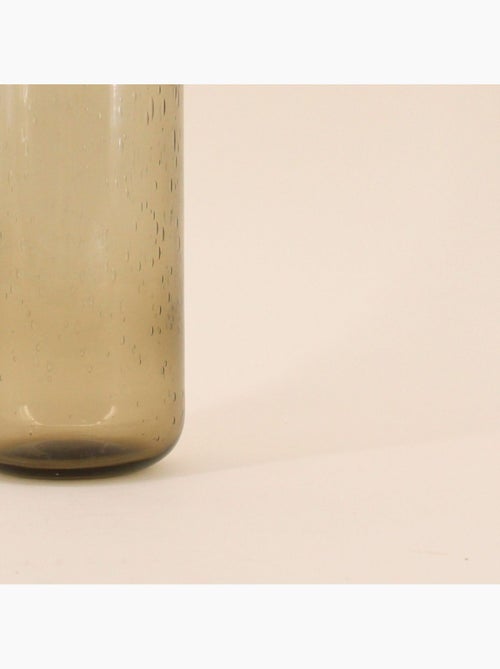 Vase en verre teinté bulles 30cm - Kiabi