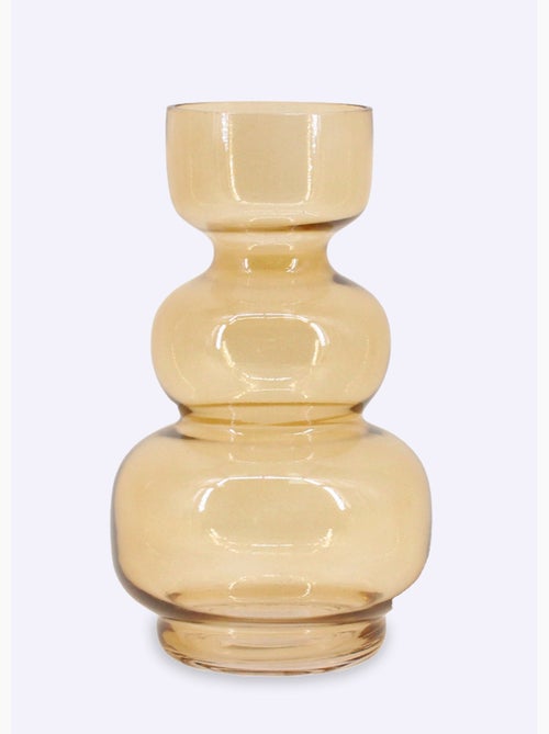 Vase en verre teinté, forme cintrée - AFIBEL - Kiabi