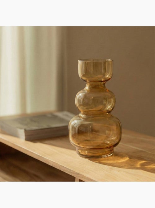 Vase en verre teinté, forme cintrée - AFIBEL - Kiabi