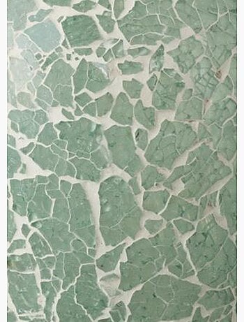 Vase fantaisie en verre, décor mosaïque - AFIBEL