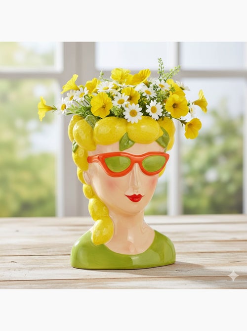 Vase Femme citron moderne - Kiabi