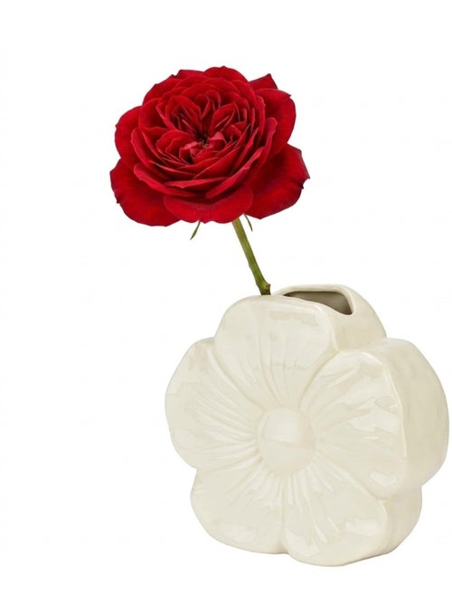 Vase fleur en porcelaine - Kiabi