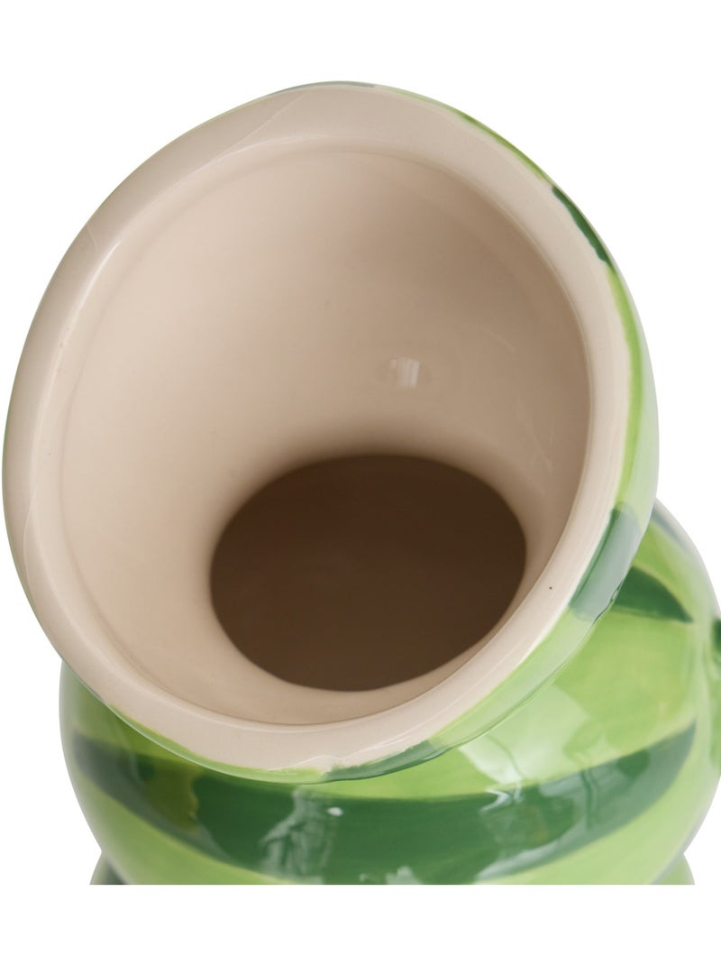 Vase forme fruit empilé en dolomite FRUITY Vert - Kiabi