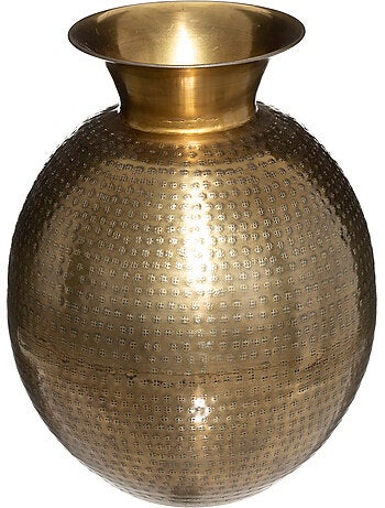 Vase forme œuf en métal OASIS