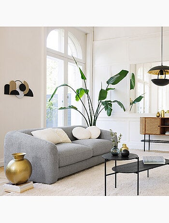 Vase forme œuf en métal OASIS