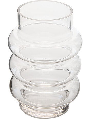 Vase galbé en verre MELTY