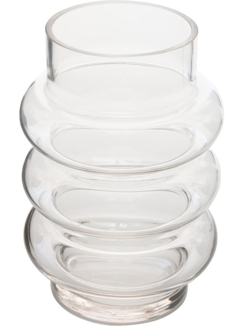 Vase galbé en verre MELTY - Kiabi
