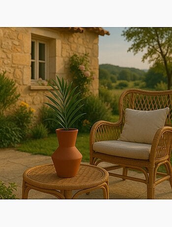 Vase géométrique en céramique 20cm