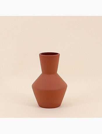 Vase géométrique en céramique, H20cm