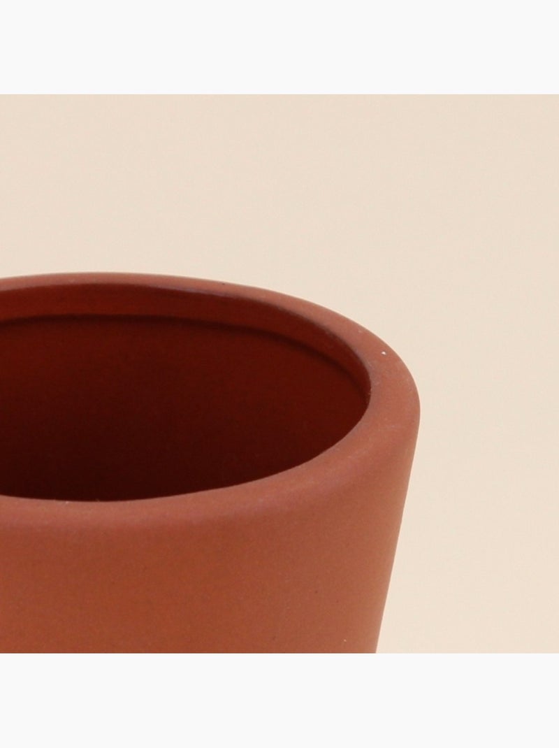 Vase géométrique en céramique, H20cm Noir - Kiabi