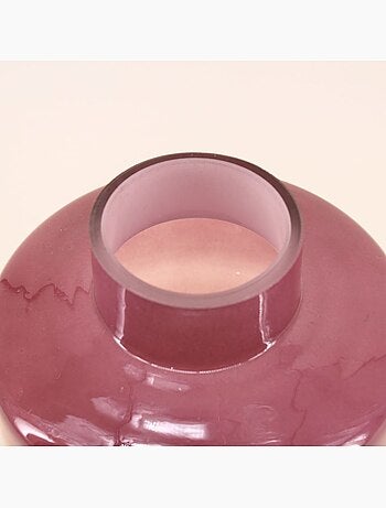 Vase géométrique en verre, h27cm