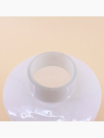 Vase géométrique en verre opaque 27cm