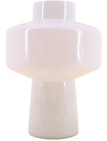 Vase géométrique en verre opaque 27cm