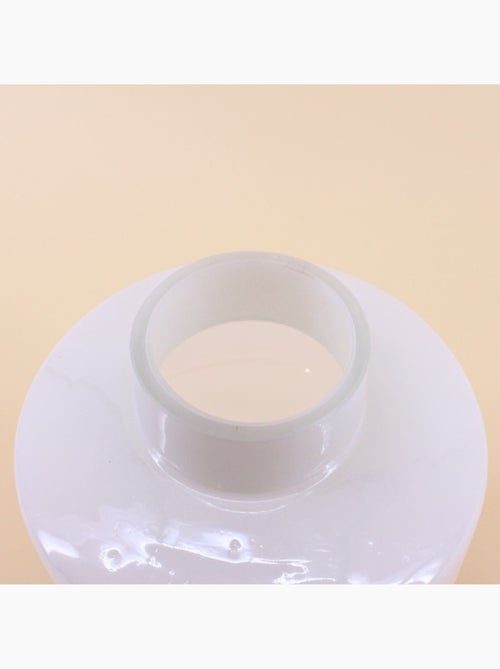 Vase géométrique en verre opaque 27cm - Kiabi