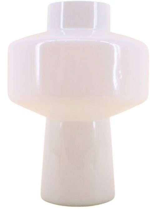 Vase géométrique en verre opaque 27cm - Kiabi