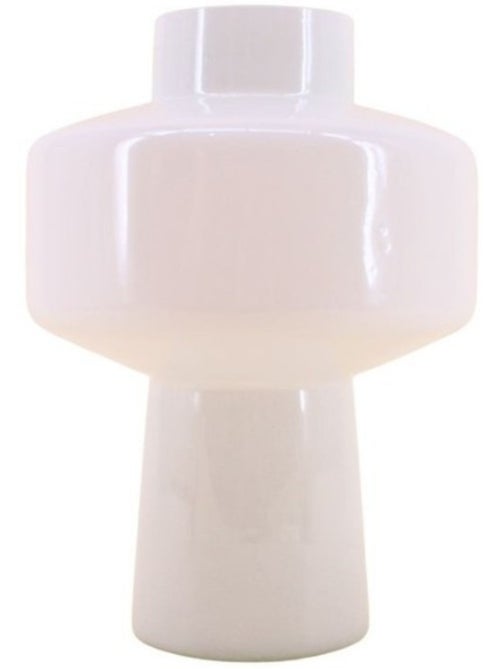 Vase géométrique en verre opaque, H27cm - Kiabi