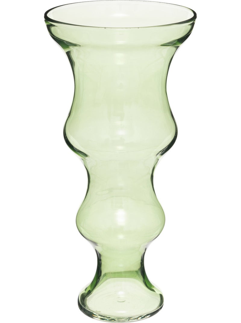 Vase gigogne en verre soufflé DOUBLE MATALI Vert - Kiabi
