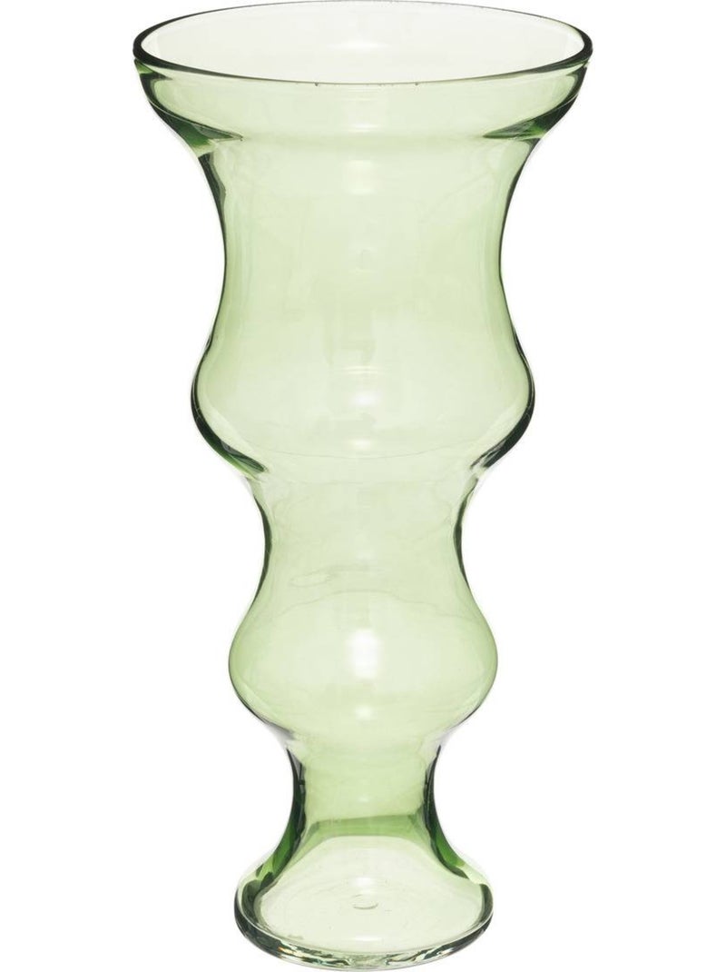 Vase gigogne en verre soufflé DOUBLE MATALI Vert - Kiabi