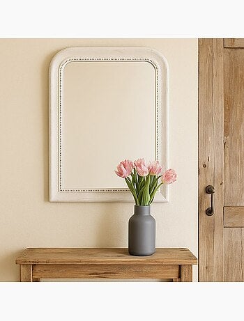 Vase gris mat, H23cm