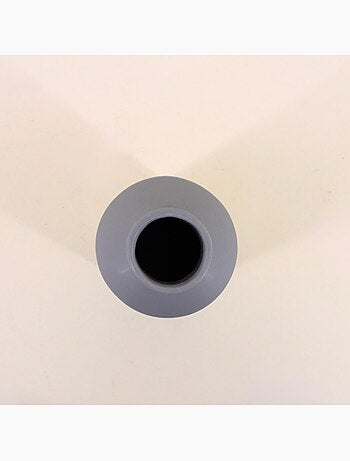 Vase gris mat, H23cm