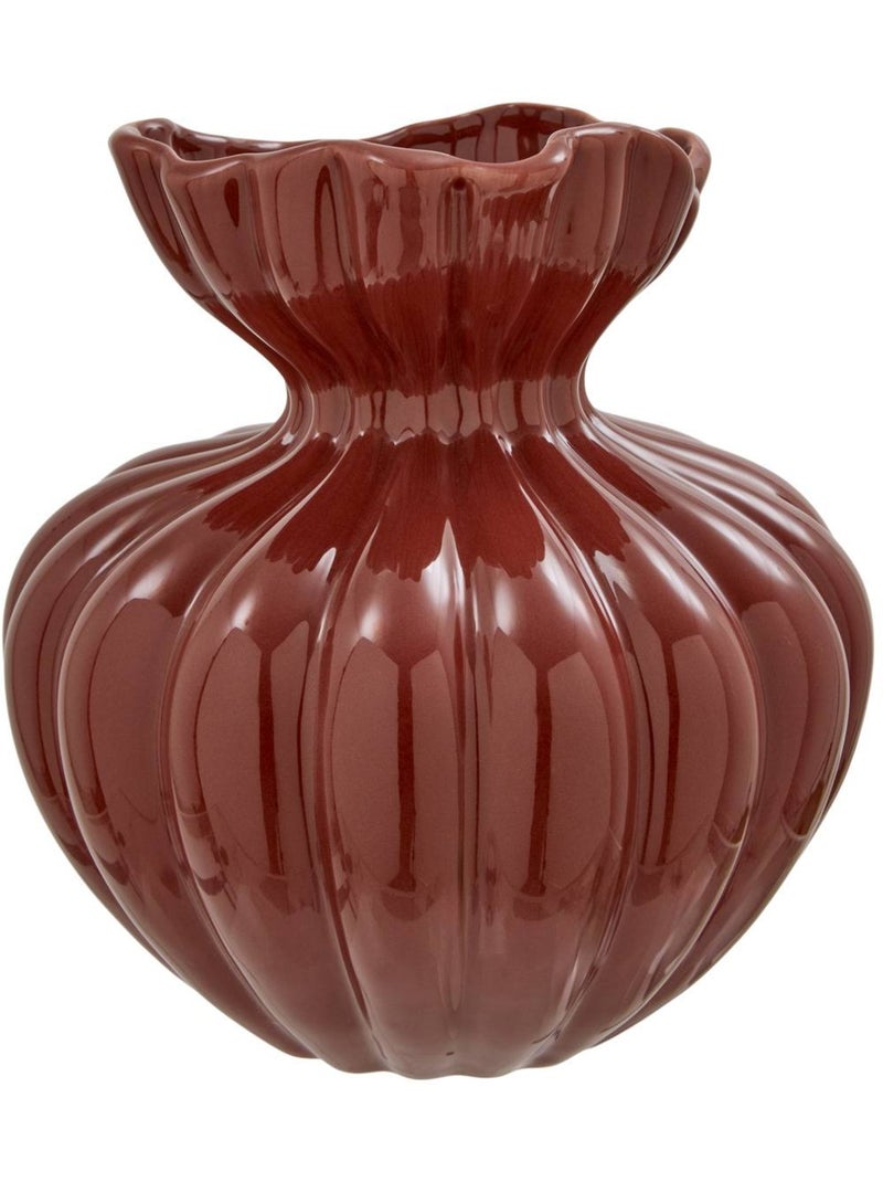 Vase h 23,5 cm mona Kaki - Kiabi