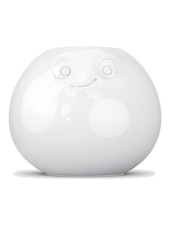 Vase humeur en porcelaine hôtelière blanche 16.5 cm