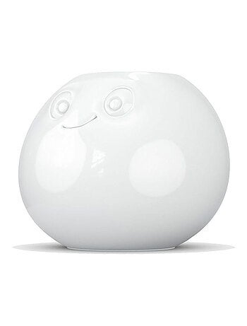 Vase humeur en porcelaine hôtelière blanche 16.5 cm