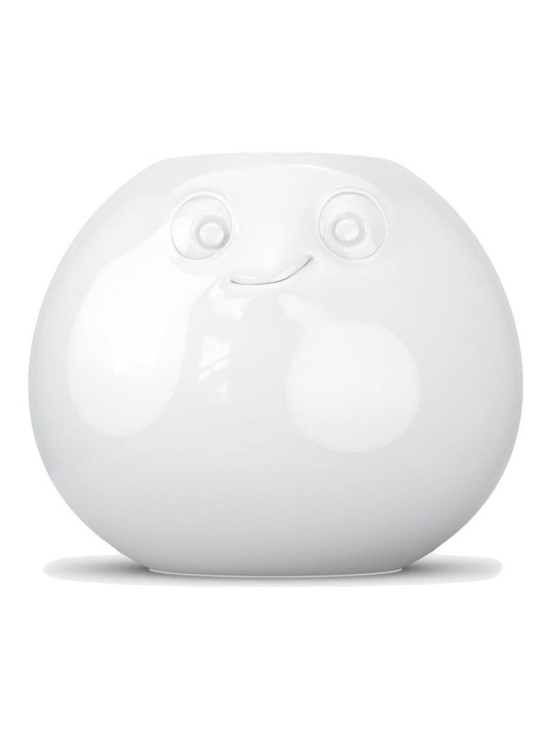 Vase humeur en porcelaine hôtelière blanche 16.5 cm Blanc - Kiabi