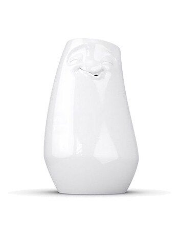 Vase humeur en porcelaine hôtelière blanche 23 cm