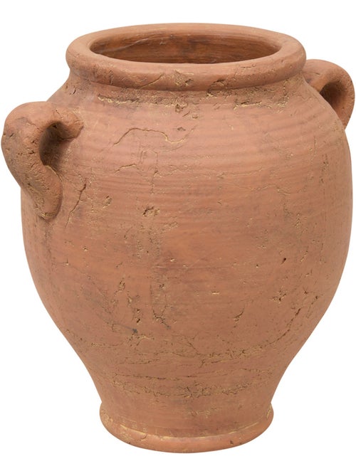 Vase jarre à anses en terre cuite romia - Kiabi