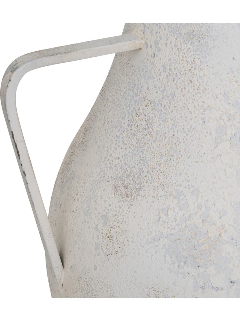 Vase jarre en acier vieilli à anses GLADY Gris - Kiabi