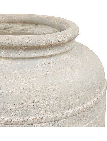 Vase jarre grande taille en oxyde de magnésium ROMIA