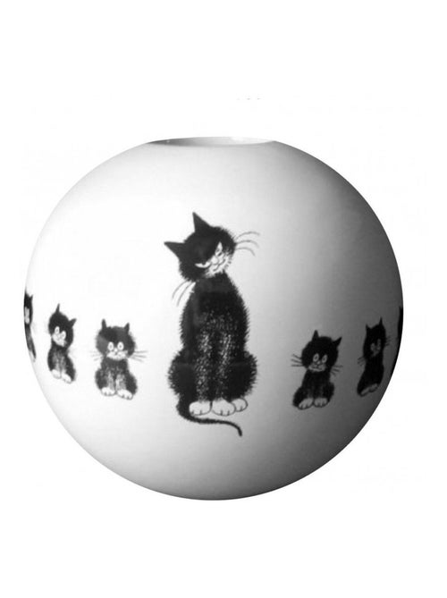 Vase L'alignement en céramique rond Chats par Dubout - Kiabi