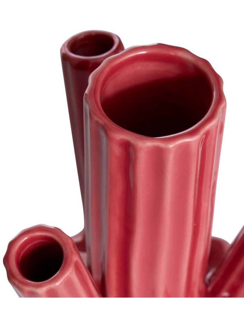 Vase multi-soliflores en dolomite FLDR Rose foncé - Kiabi