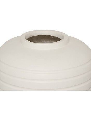 Vase Nippo H.29,5cm blanc