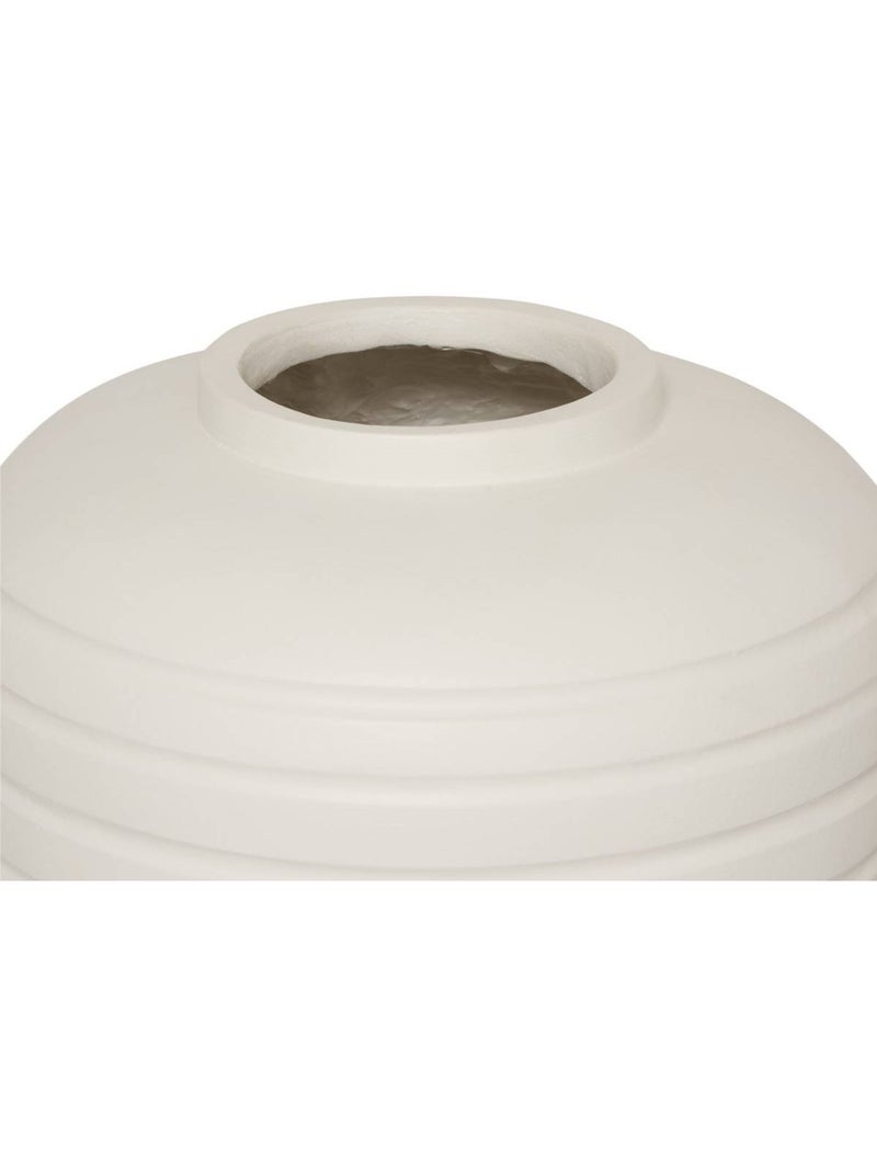 Vase Nippo H.29,5cm blanc Blanc - Kiabi