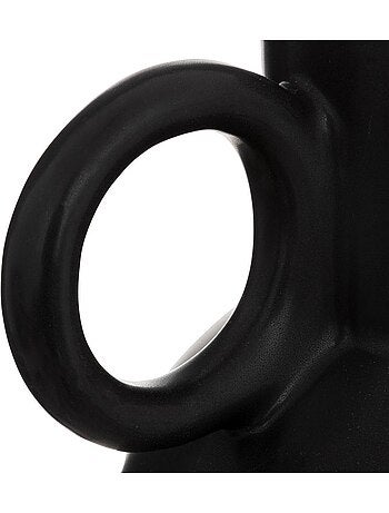 Vase "Olme" en céramique H22cm noir