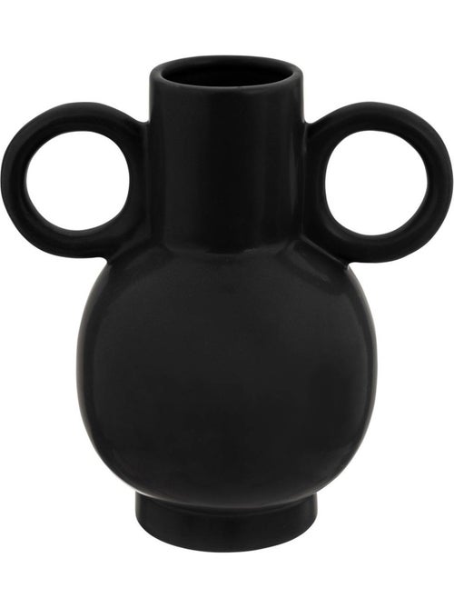Vase "Olme" en céramique H22cm noir - Kiabi
