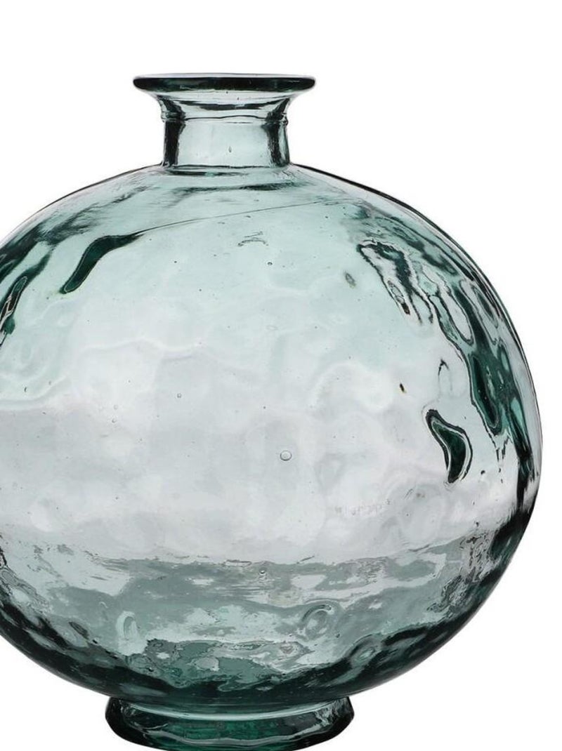 Vase Opera verre recyclé 7L D24 H28 Transparent - Kiabi