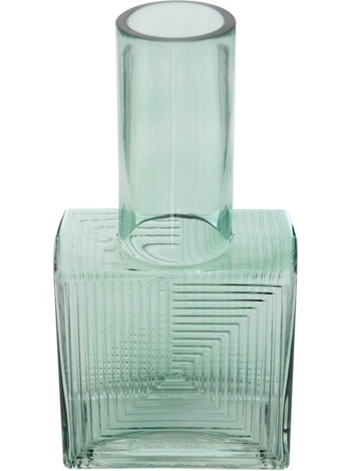 Vase original carré-cylindre en verre RESO - Kiabi Vase original carré-cylindre en verre RESO - Kiabi