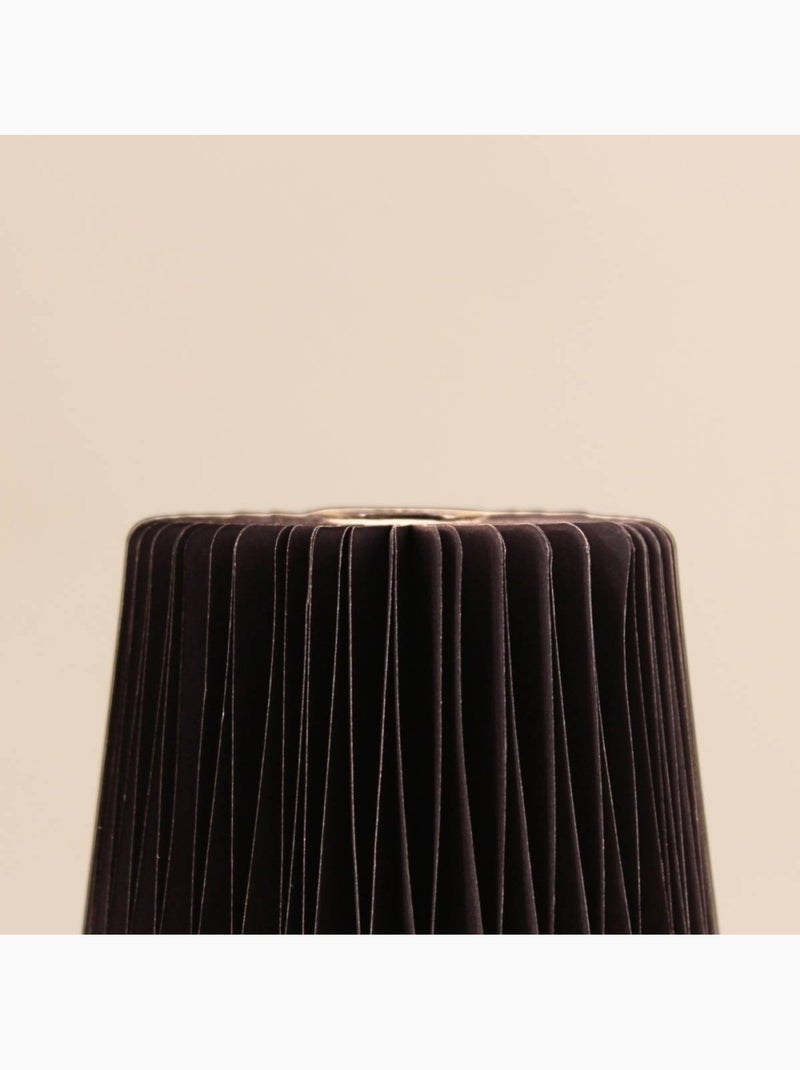 Vase pliable en papier, H28cm Noir - Kiabi