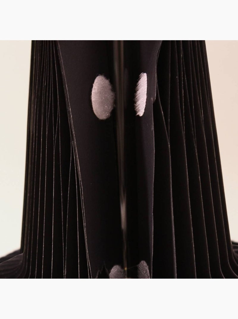 Vase pliable en papier h28xd20cm Noir - Kiabi