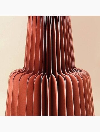 Vase pliable en papier h28xd20cm