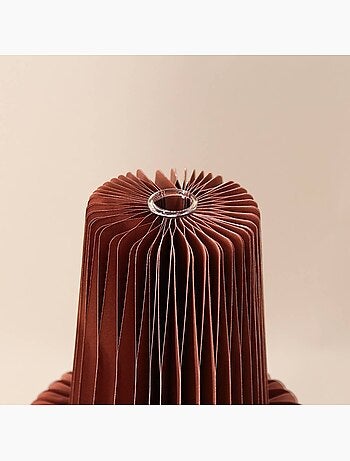 Vase pliable en papier h28xd20cm