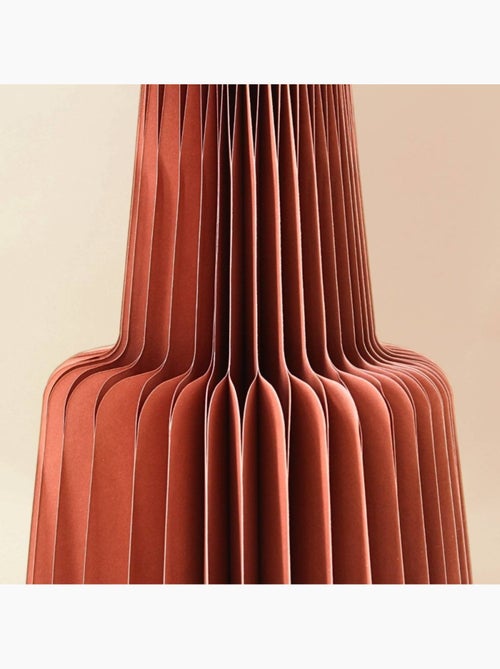 Vase pliable en papier h28xd20cm - Kiabi