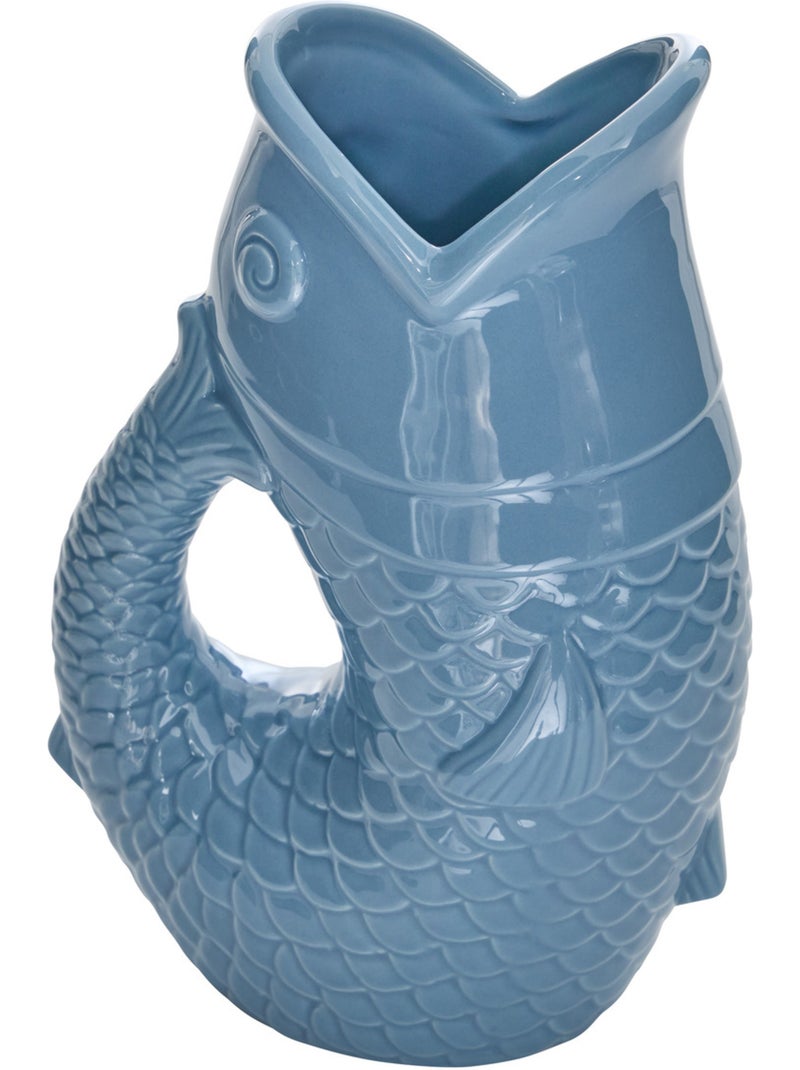Vase poisson en dolomite OCEA Bleu - Kiabi