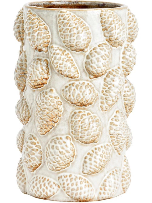 Vase pomme de pin en porcelaine - Kiabi