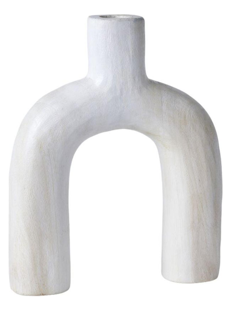 Vase pont bois MATISSE Blanc - Kiabi