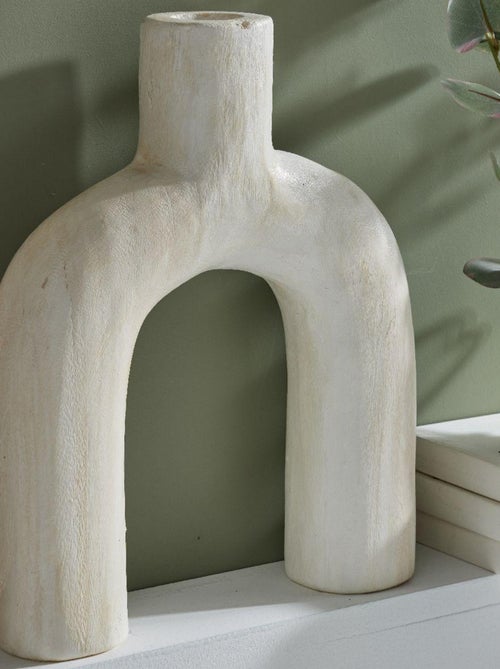 Vase pont bois MATISSE - Kiabi