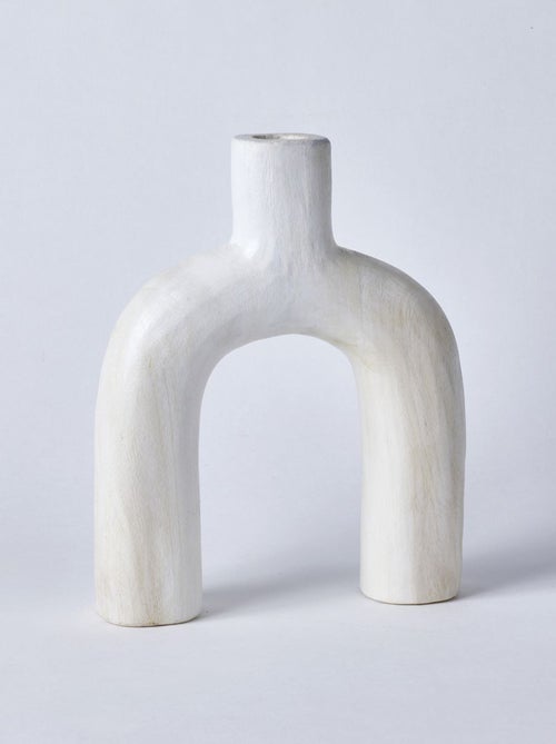 Vase pont en bois - Kiabi